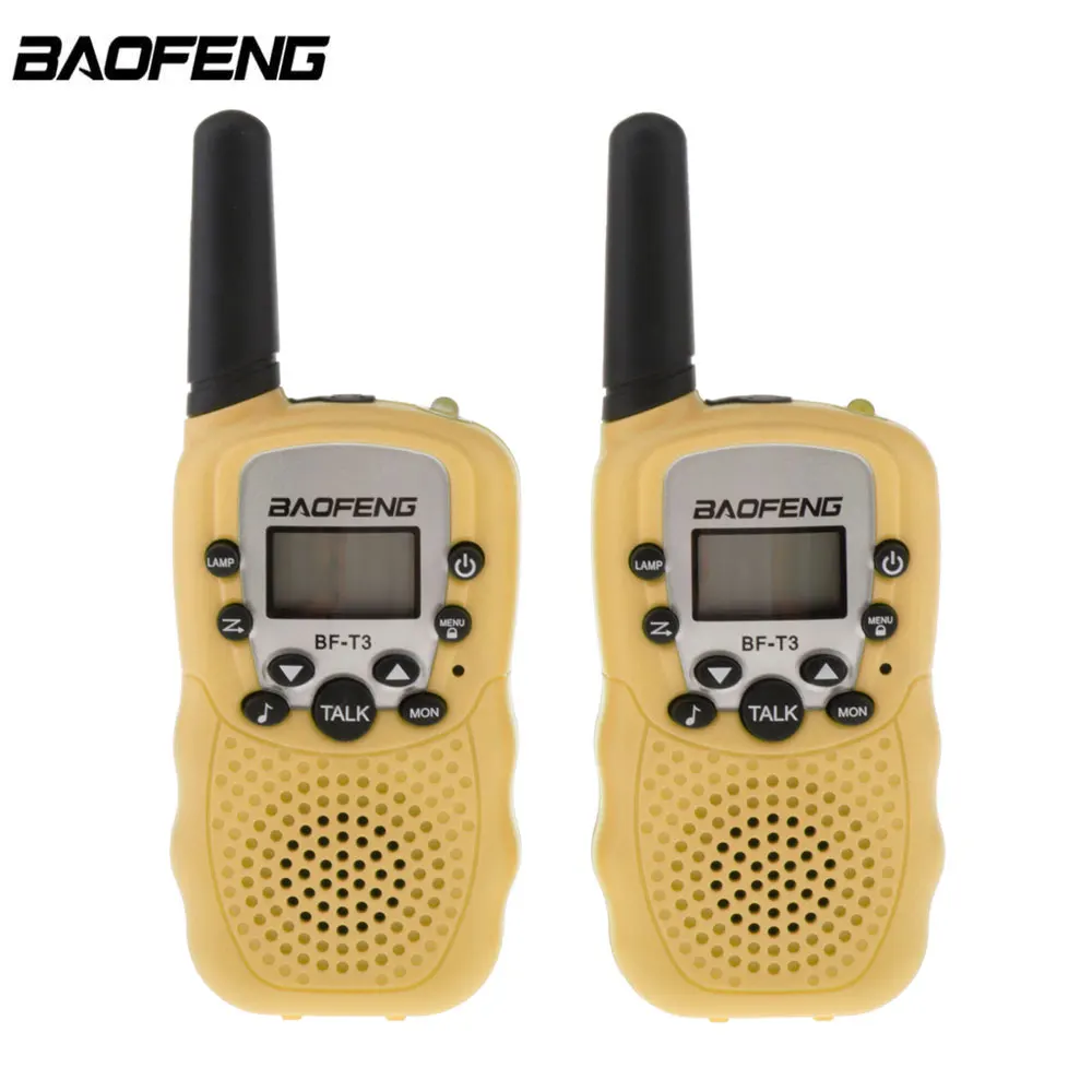 Baofeng, 2 шт.,, детская мини UHF рация, BF-T3 FRS, двухстороннее радио, Comunicador T3, удобная рация, КВ трансивер