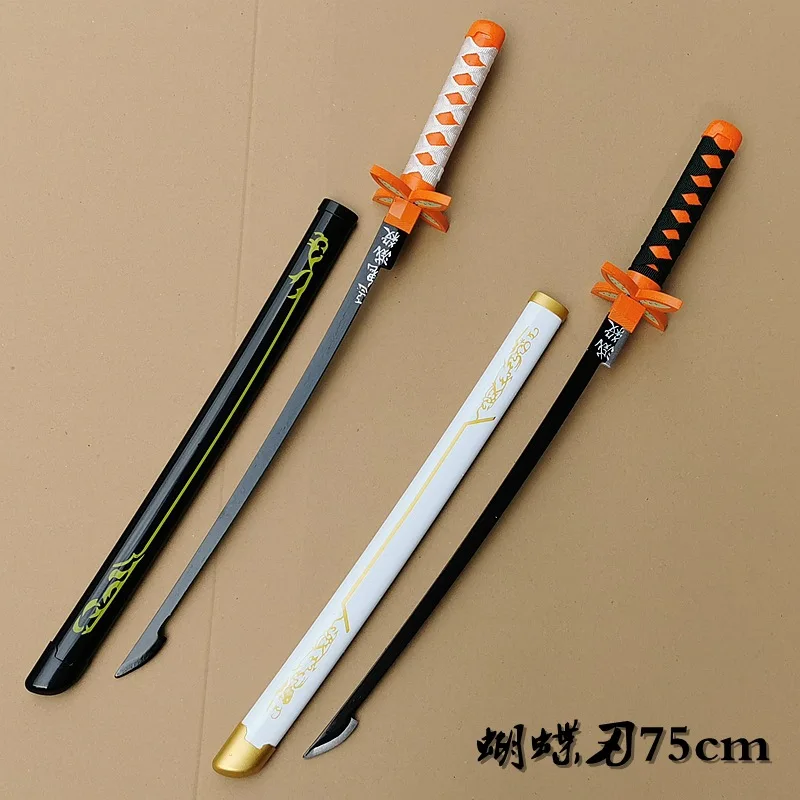 Меч Kimetsu no Yaiba оружие убийца демонов Satoman Tanjiro косплей меч 1:1 нож ниндзя из аниме 75