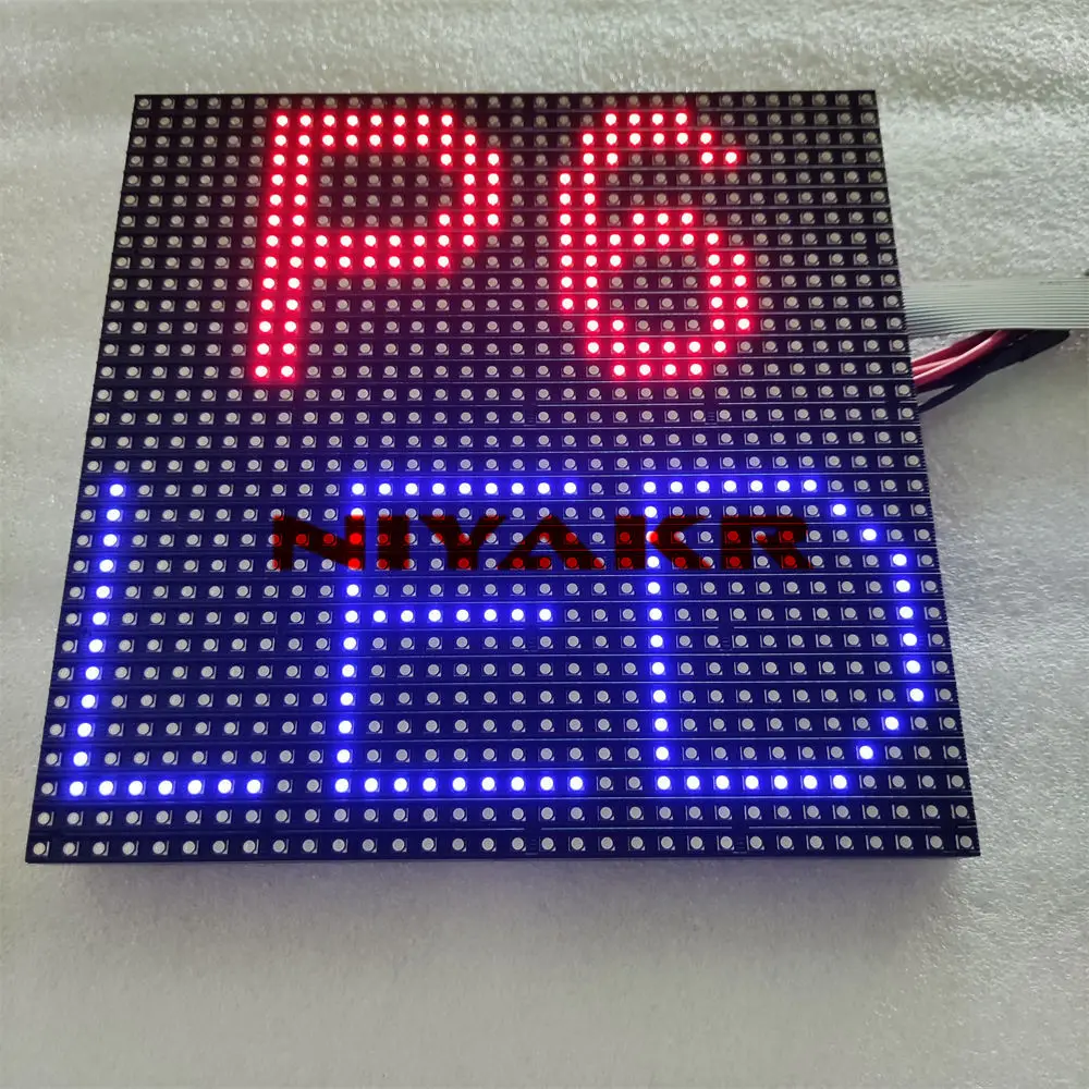 Modulo Display A Led 32X32 Matrix Led P4 P5 P6 P7.62 Modulo Display A Led A Colori Smd Rgb Per Interni Smd