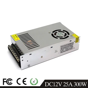 

Switching Power Supply DC12V 25A 300W Power Adapter 12V Led Lighting Driver Transformer for SM5050 SMD3528 SMD5630 Strip Lamp