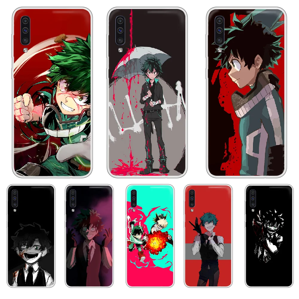 Чехол для телефона my hero Midoriya Izuku deku чехол XIAOMI Redmi Note 3 4 5 6 7 8 9 9s Pro max 8T 4X прозрачный