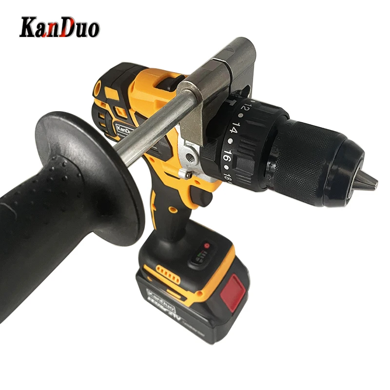 21V 13MM Brushless Electric Drill 180N/M 5.4ah Battery Cordless Screwdriver With Impact Function Can Ice Fishing Power Tools