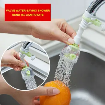 

Kitchen Shower Faucet Aerators Rotatable Bubbler Faucets Head Water Saving Tap Nozzle Adapter Sink Accessories