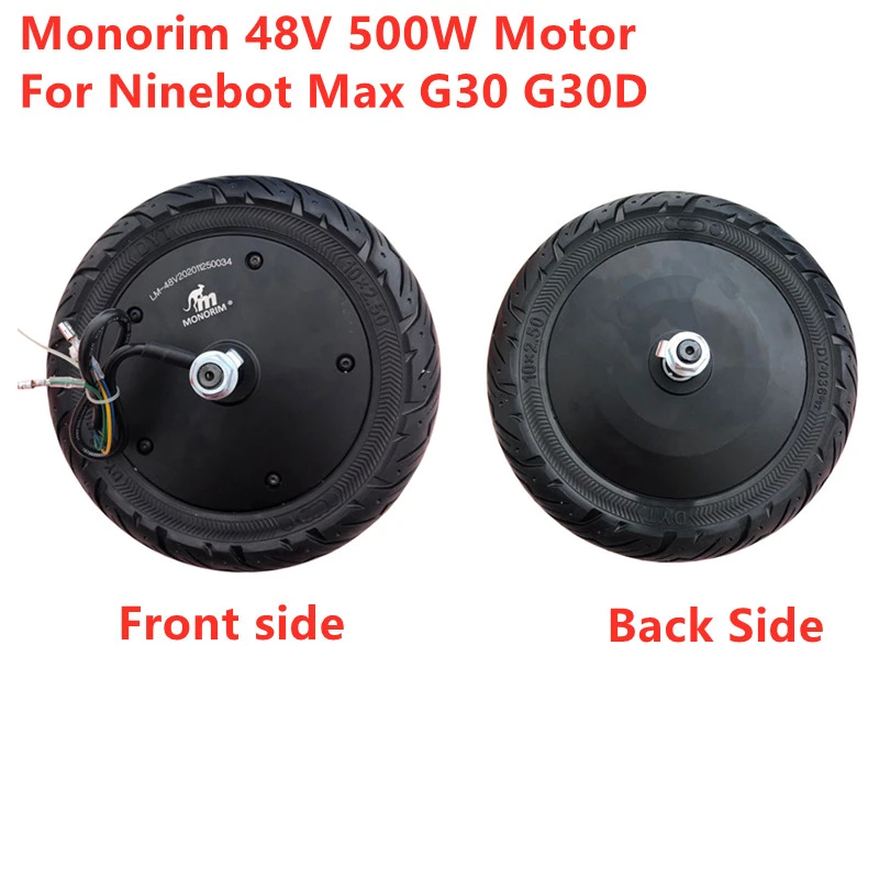 Monorim 48v 500w Motor And Wheel Hub Engine Assembly Kit Spare Parts For  Ninebot Max G30 G30d Electric Scooter - Scooter Parts \u0026 Accessories -  AliExpress