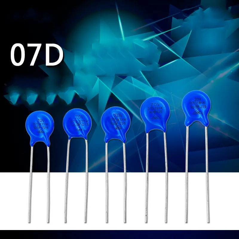 100pcs 7D180K 7D220K 7D270K 7D330K 7D390K 7D470K 7D680K 7D151K 7D181K 7D271K 7D391K 7D431K 7D471K varistor