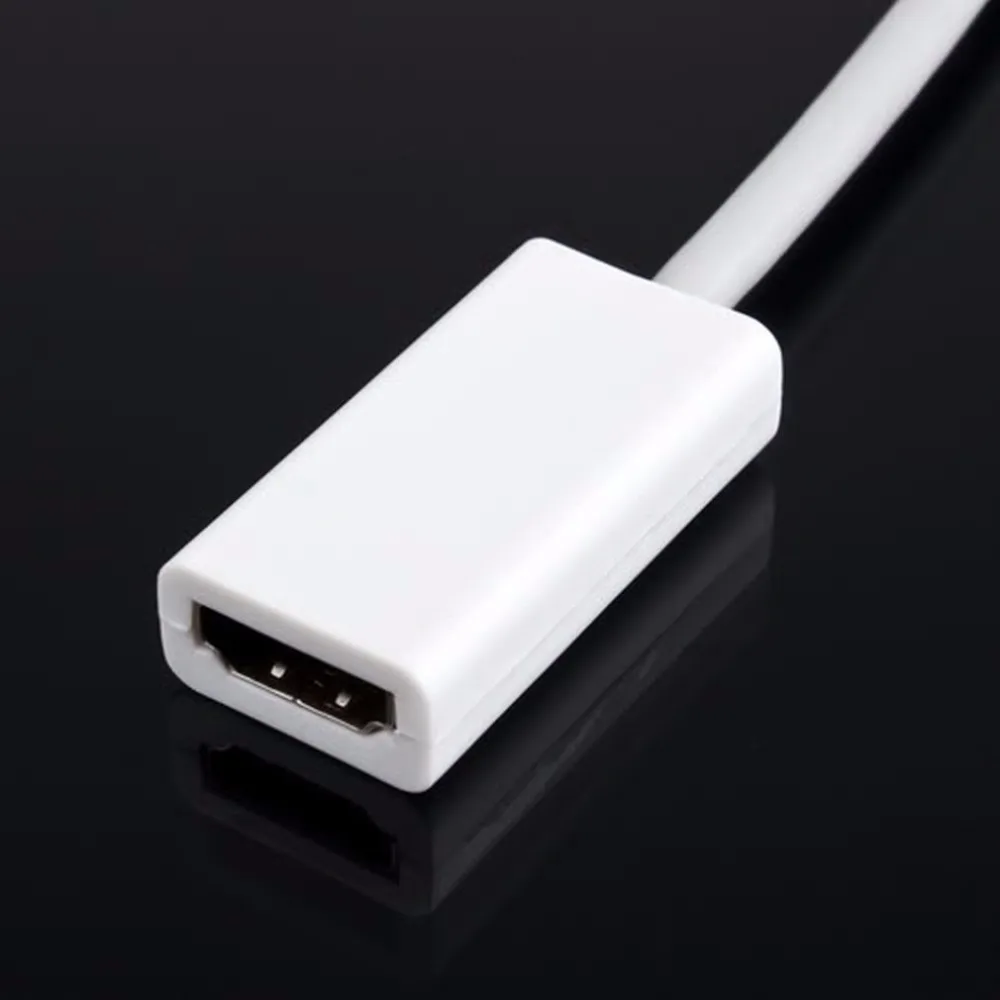 Mini DVI Мужской к HDMI Женский Кабель для монитора конвертер видеоадаптера Kable Кабо шнур 1080P для Apple Mac Macbook Прямая