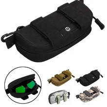 Тактический чехол для солнцезащитных очков, военный чехол, камуфляжные защитные очки, коробка для хранения, аксессуары для очков, поясная сумка, сумка для аксессуаров EDC