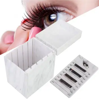 

5 Layers Eyelash Storage Box Makeup Display Container Eyelashes Glue Pallet Holder Grafting Eyelash Transparent Box Dropship