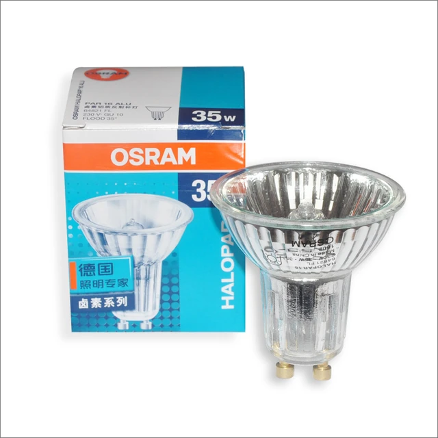 For 5psc Osram Led Par16 35 220-240v 2700k 4.5w Or 4.7w Gu10 Lamp,24d 50/60hz 40ma,warm White,to 35w Bulb - Fiber Optic Equipment AliExpress