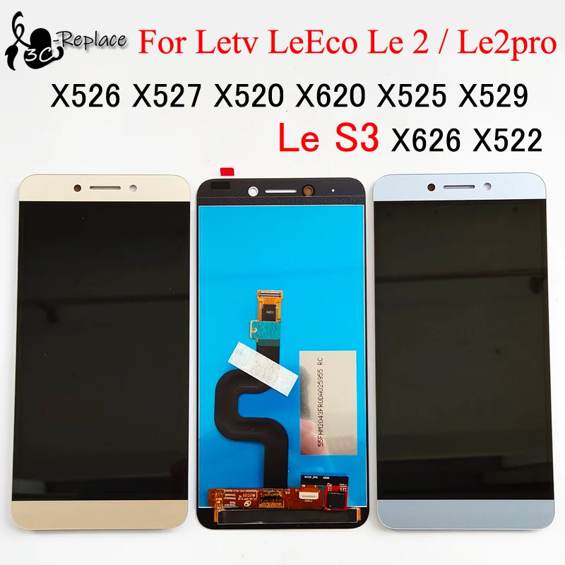 ЖК дисплей Le2 X527 X520 X522 для LeTV LeEco Le 2 сенсорный экран S3 X626 Pro X620 X526 серый|touch screen