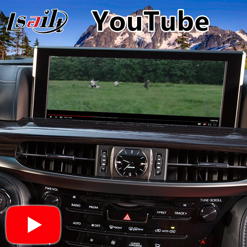 Lsailt Android Carplay навигационный интерфейс для Lexus LX570 управление мышью 2016 2020 модель