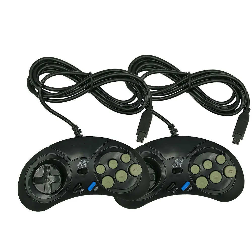 

2019 New Retro Mini TV Video Game Console For Sega MegaDrive 16 Bit 600 Different Built-in Classic Games Two Gamepads AV-out