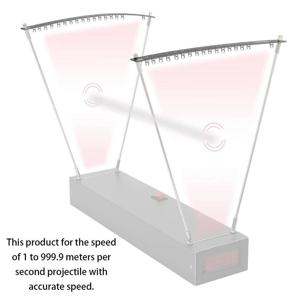 

High Sensitivity Velocimetry Acceleration Velocity Speed measuring instruments Slingshot Speed Meter Chronograph For Shooting