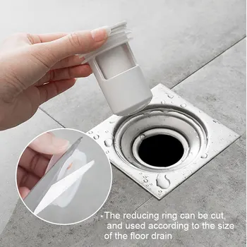 

Floor Drain Protector Filter Shower Floor Drain Backflow Preventer or Floor Drain Protector with Round Net Filter YU-Hom