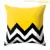 Frigg Yellow Black Geometric Pattern Square Cushion Cover Pillow Case Polyester Throw Pillows Cushions For Home Decor 45x45cm 18