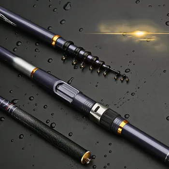 

Fishing rod new 3.6-6.3 m long cast carbon fish rods long section fishing gear sandpiper fishing pole