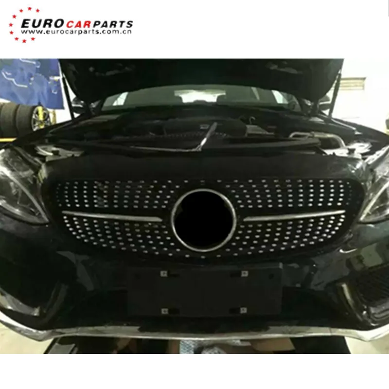 Решетки C класса W205 подходят для 2014 2016 года передняя решетка|Гоночные решетки| |