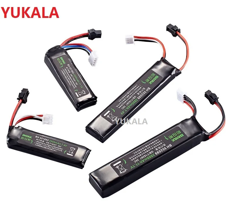7.4V/11.1 V200 0Mah/2800Mah Batteria Lipo/Usb Per Gel D'Acqua Palla Blaster Giocattoli Pistola/Perline Ecologiche Proiettili Giocattoli Pistola Ad Ari