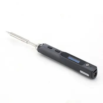 

Ts100-Bc2 Portable Mini Programmable Digital Lcd Display Electric Soldering Iron Soldering Stainless Steel Iron Tip