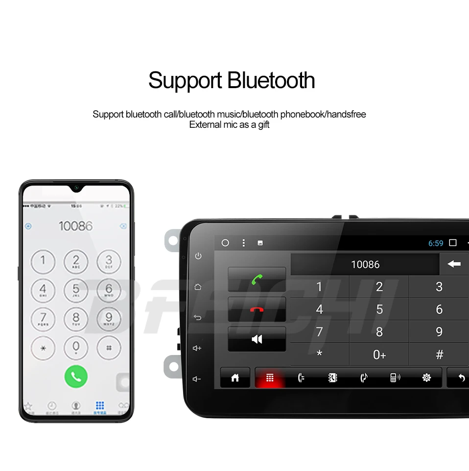 Perfect EU/RU Warehouse 2G android 9.0 car dvd player for VW polo golf passat tiguan skoda yeti superb rapid for skoda gps navi 13