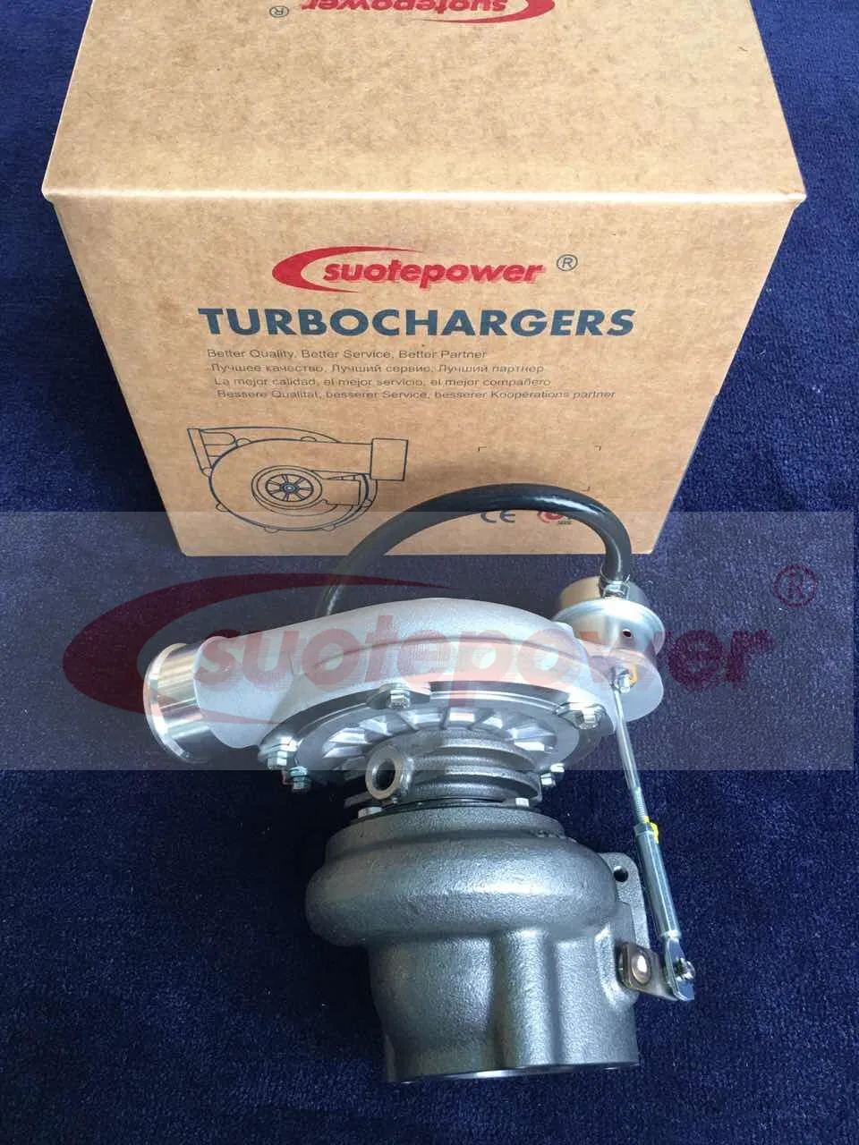 Suotepower Турбокомпрессор GT2256S 762931-1 320/06079 320/06047 32006081 32006082 для Perkins/JCB Экскаватор-погрузчик Скаут