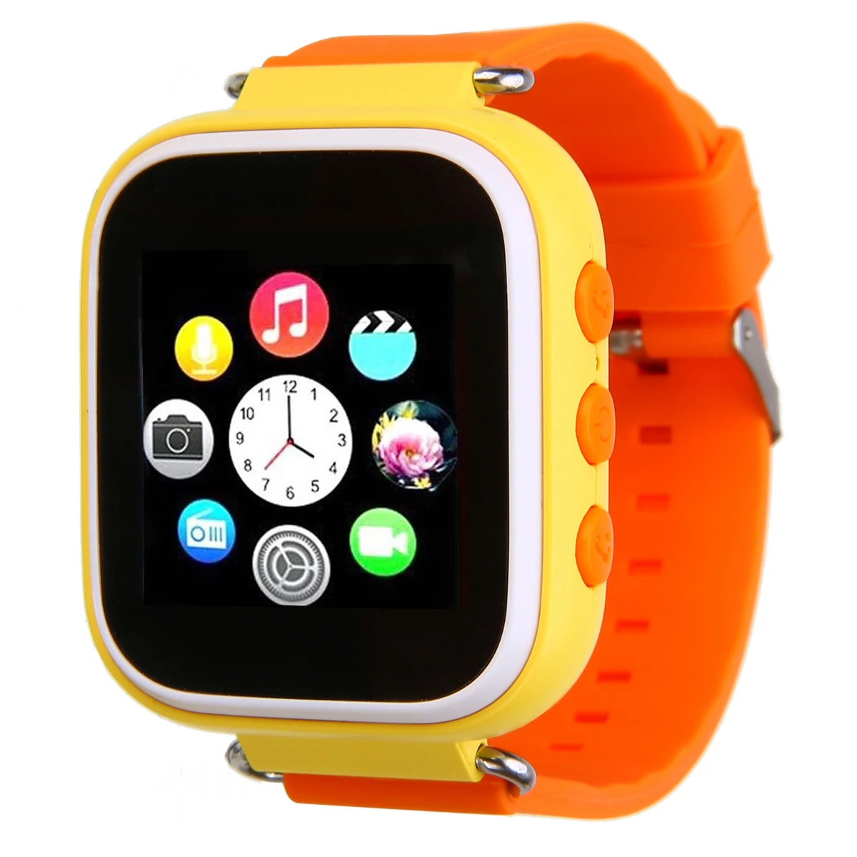  Q80 Kinder Kinder Smart Uhr GPS SOS Anruf Lage Gerät Tracker Armband Baby Anti-verloren Uhr Rosa/ b