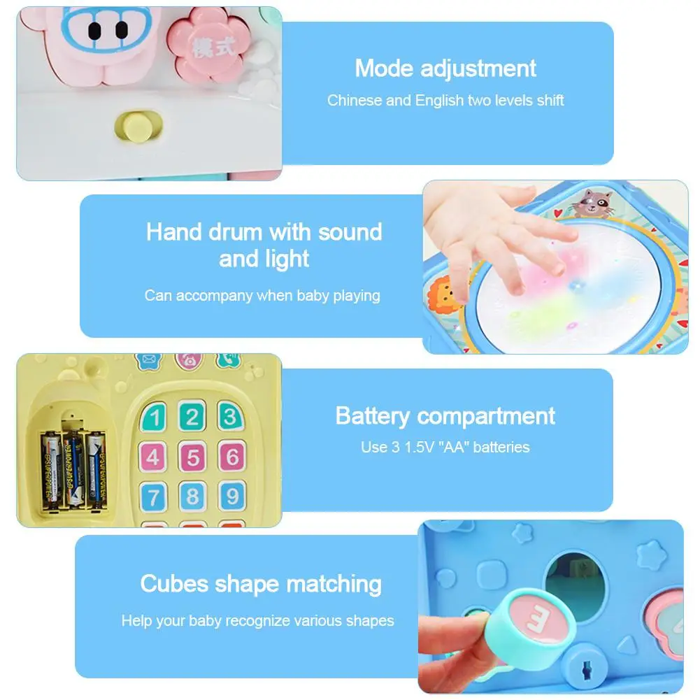  Early Educational Toy Baby Activity Cube Toys Educational Bead Maze Play Center Teaching Learning T - 4000115239604