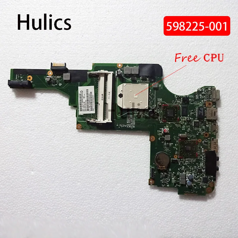 

Hulics Original 598225-001 FOR HP Pavilion DV5-2000 AMD Laptop Motherboard DDR3 free CPU