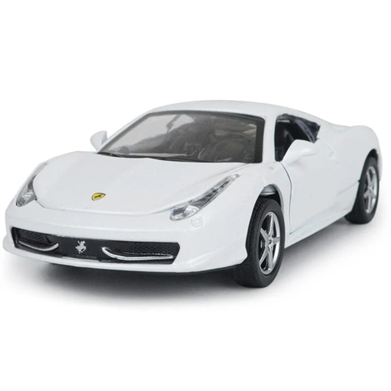 Ferrari 458 Модель литья под давлением металлический сплав игрушечные машинки звук и