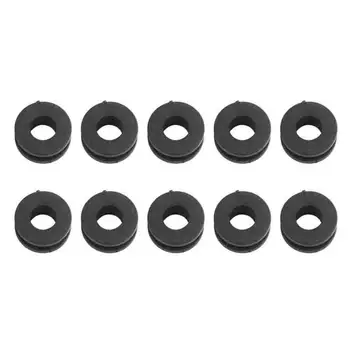 

10pcs Rubber Alloy Shockproof Gaskets Cushion Sleeve for Machinery Motorcycle Fairing Headlight Bracket Grommets Bolt