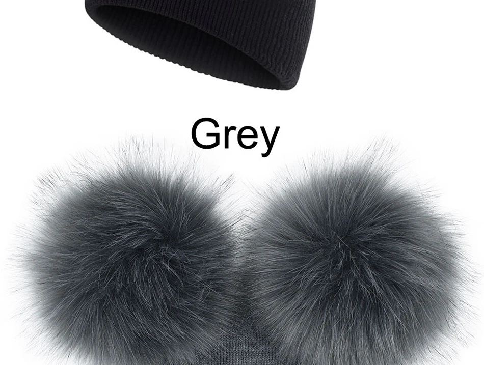 baby glasses Winter Warm Children Knitted hat Toddler Kids Baby Wool Hat Knit Beanie Cap Windproof Big Pompom Baby Boys Girls Fur Pom Pom Hat Baby Accessories