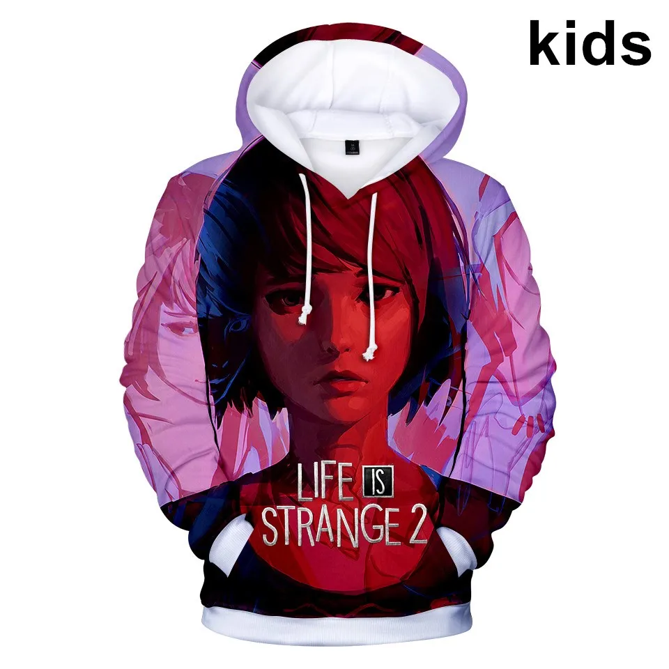 

2 To 14 Years Kids Hoodie Life Is Strange 2 Print Hoodies Sweatshirt Boys Girls Funny Streetwear Jacket Teen Coat