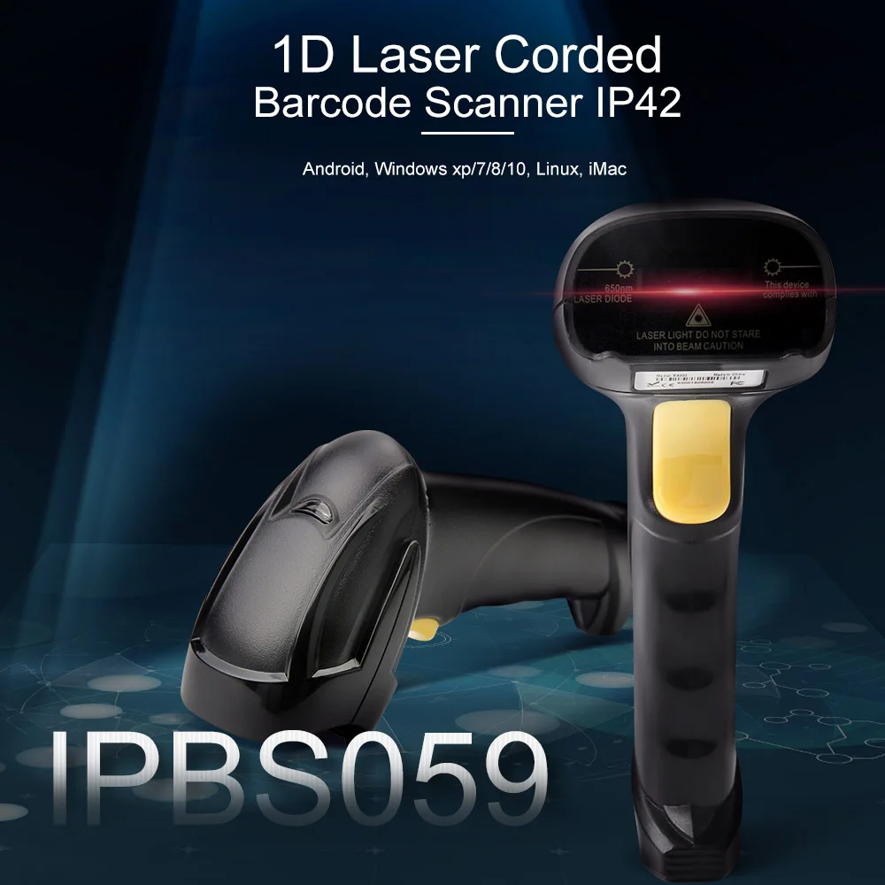 ISSYZONEPOS портативный 1D лазерный ПЗС-сканер штрих-кодов USB проводной автоматический считыватель штрих-кодов анти-шок сканер с подставкой