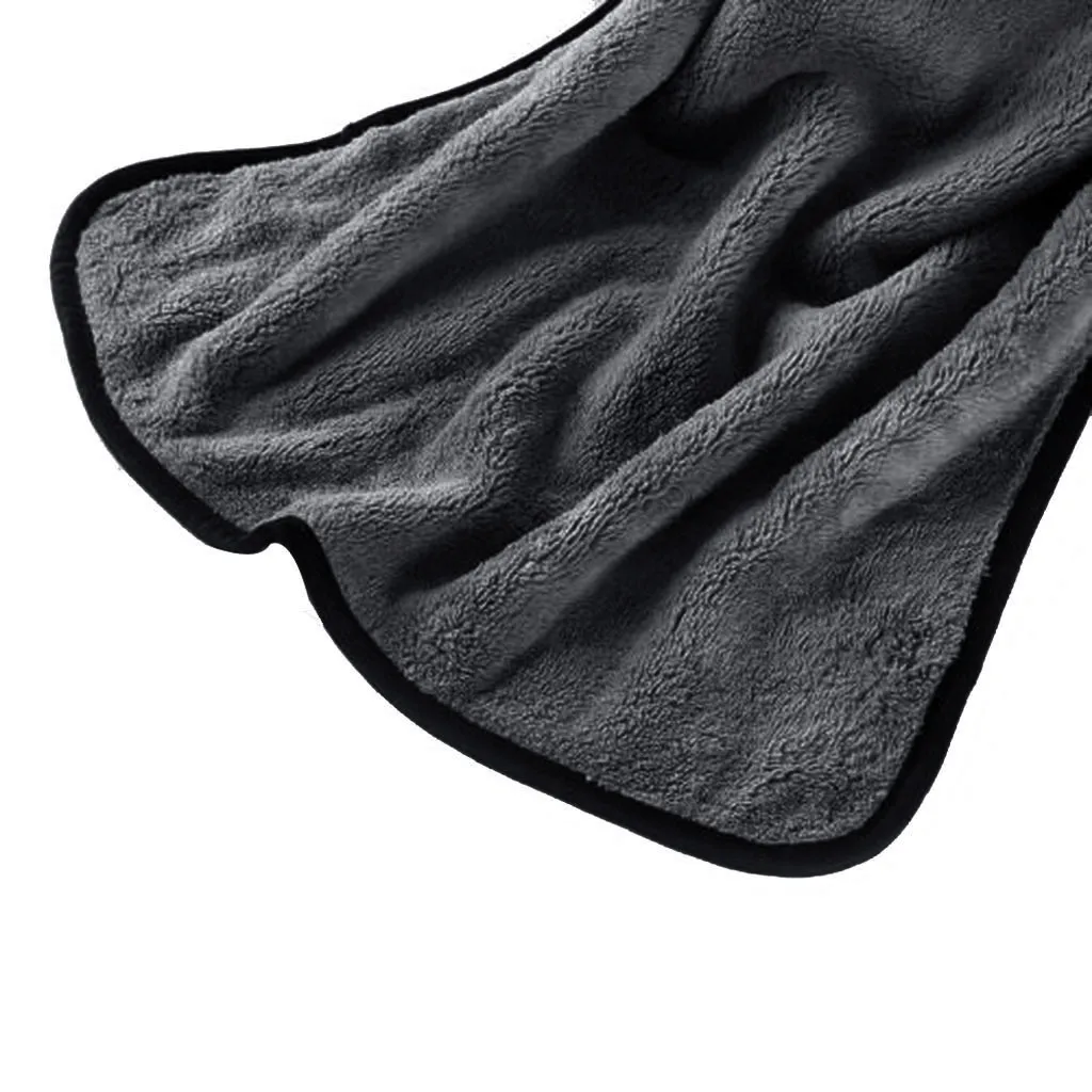Профессиональное полотенце из микрофибры для мытья автомобиля, быстрое высыхание, супер-впитывающее полотенце, королевское плюшевое полотенце премиум-класса из микрофибры, чистящая ткань
