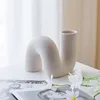 Nordic Style Ceramic Vase, Modern Art Flower Arrangement Pot Ornaments, Living Room Decor Desk Office, Interior Home Decoration 5