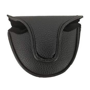 

New ArrivalNew Spring Standard Size Golf Putter Cover For Mallet Putters Golf Clubs Accessories PU Leather Black