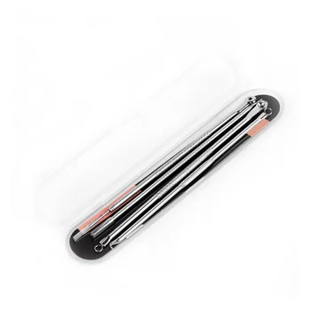 

4pcs/set Blackhead Comedone Acne Pimple Belmish Extractor Vacuum Blackhead Remover Tool Spoon for Face Skin Care Tool