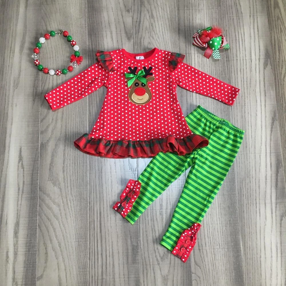 baby girl boutique christmas outfits