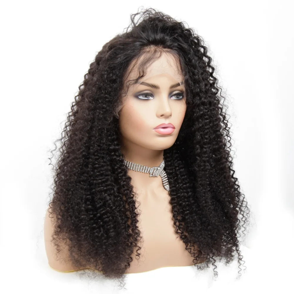 13x4 Синтетические волосы на кружеве парик предварите вьющиеся M бразильские Волосы Настоящие Elite человеческих волос для чернокожих Для женщин фронтальной "конский хвост", Для женщин парик