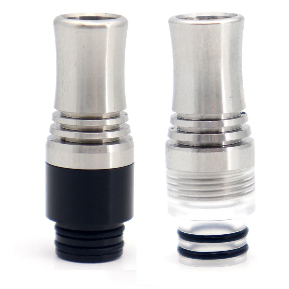 

510 Nine Hole Shunt Anti-Frying Oil Cigarette Holder Drip Nozzle Stainless Steel + Pom Combination Cigarette Holder Electronic C