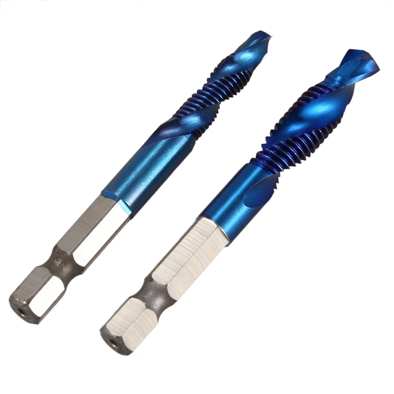 6Pcs 1/4 Hex Shank Hss Metric Thread Tap Hss Drill Bits Spiral Tap Hand Screw Taps M3 M4 M5 M6 M8 M10 Tap Sets 6Pcs 1/4 Hex Shank Hss Metric Thread Tap Hss Drill Bits Spiral Tap Hand Screw Taps M3 M4 M5 M6 M8 M10 Tap Sets