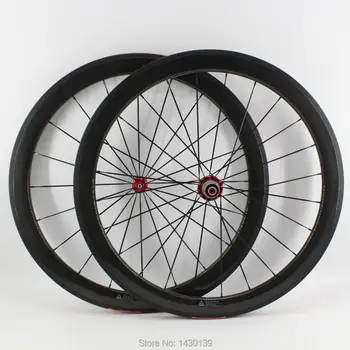 

1pair New 700C 50mm clincher rim Road bicycle 3K UD 12K full carbon bike wheelset carbon aero spoke 20.5 23 25mm width Free ship