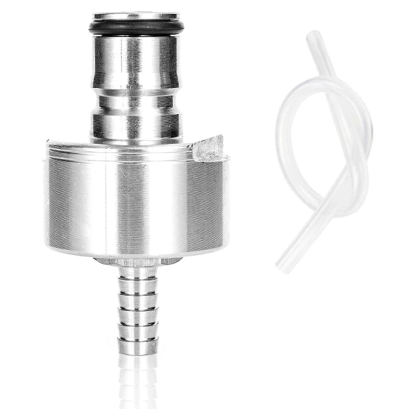 Beer Brew Carbonation Cap 5/16 Inch Barb Ball Lock Type with 30cm Silicone Tube Carbonate Soda Fast Homebrew Kegging | Дом и сад