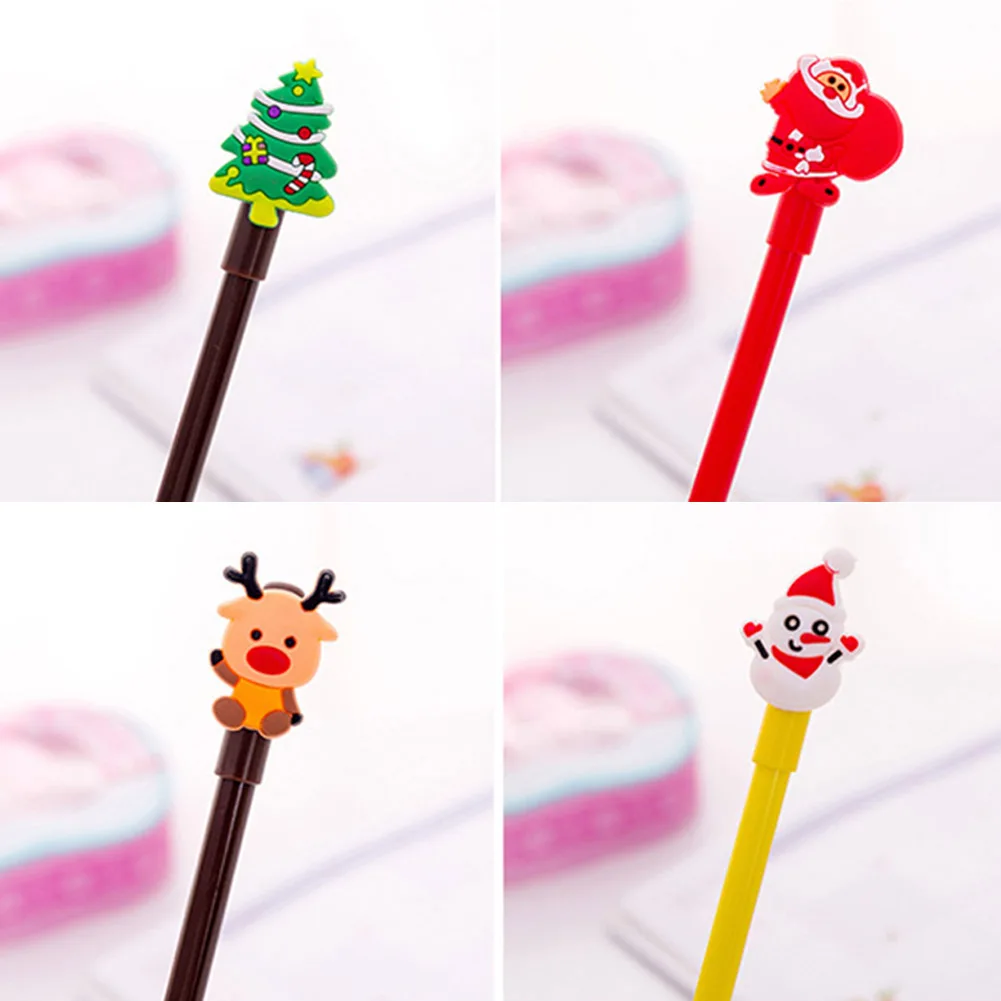 1 шт. Милая мультяшная Рождественская елка Санта Снеговик Олень чернила гелевая