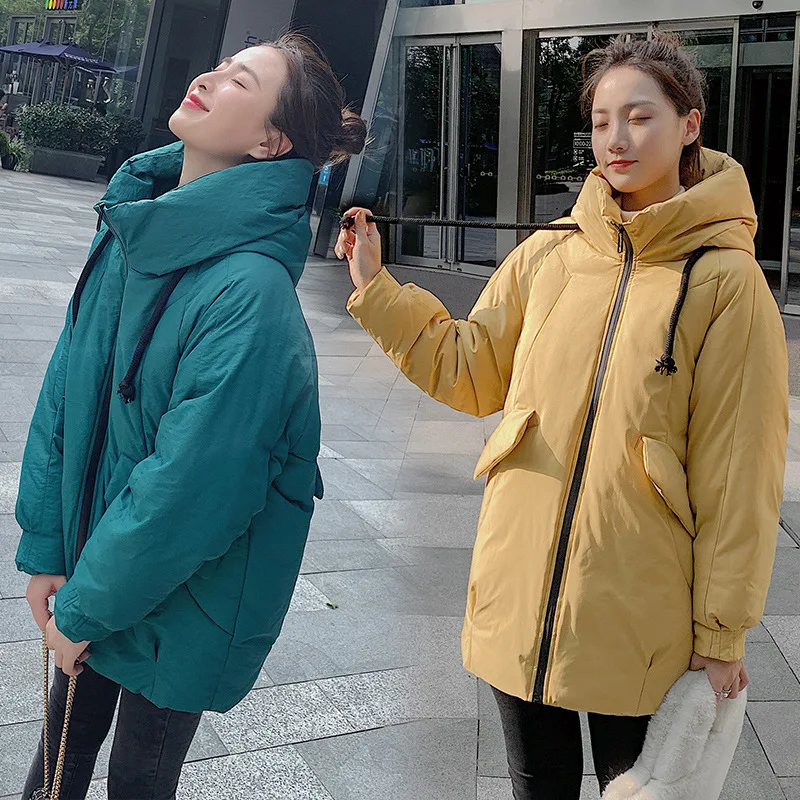 

Manufacturers Direct Selling 2019 New Style Winter Thick Warm down Jacket Cotton-padded Clothes Women's Korean-style Loose-Fit M
