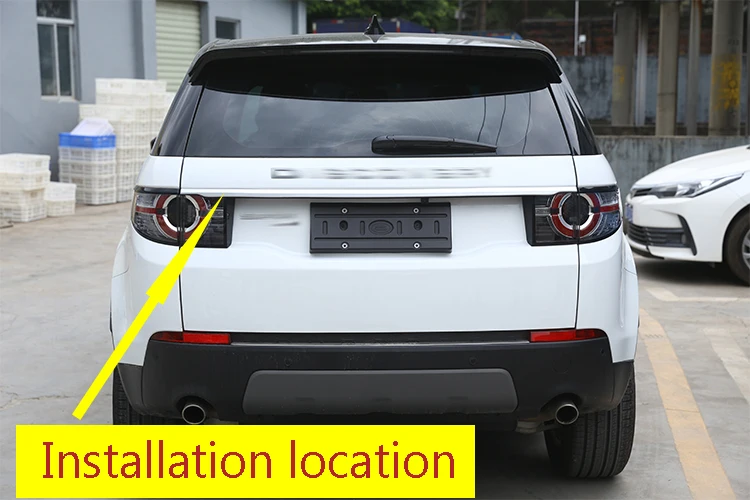 Для Land Rover Дискавери Спорт автомобильные аксессуары ABS хром блеск хвост крышка двери полосы отделка
