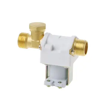 

AC New 220V 1/2\" Electric Solenoid Valve For Water Air N/C Normally Closed