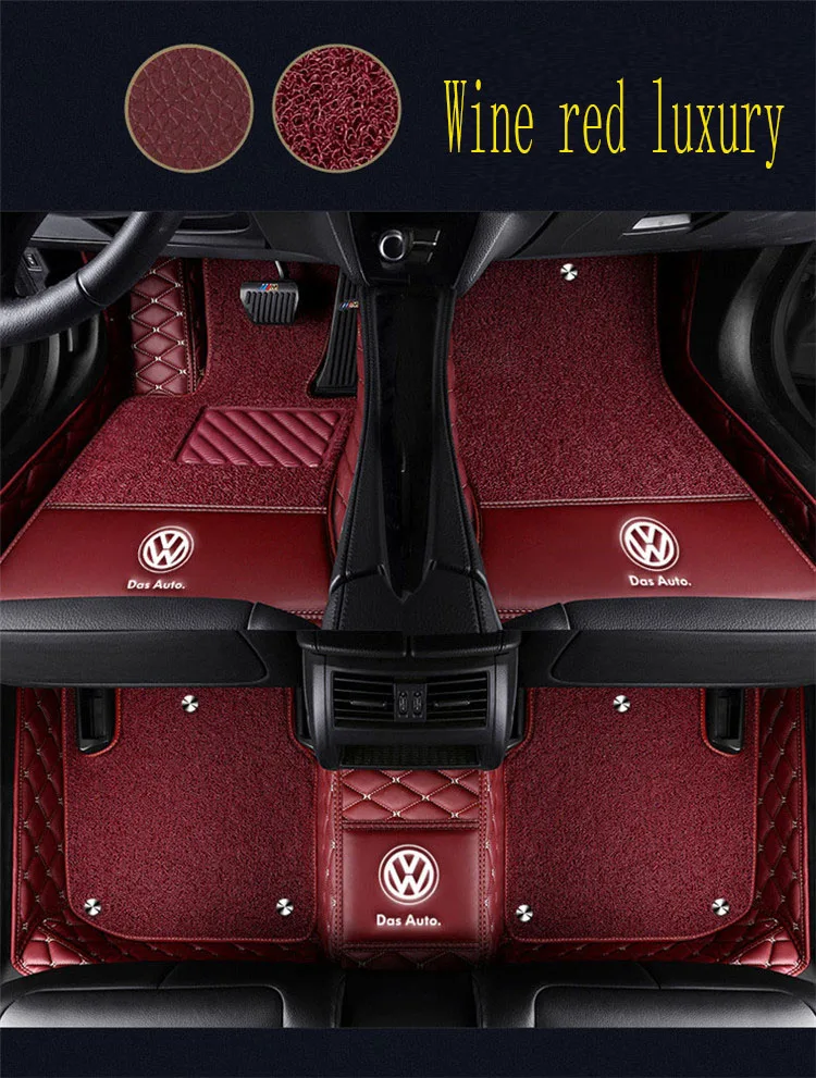 

Car floor mats with Logo/Brand Logo for Skoda Superb Yeti Fabia Rapid spaceback 5D heavy duty car styling carpet floor liner