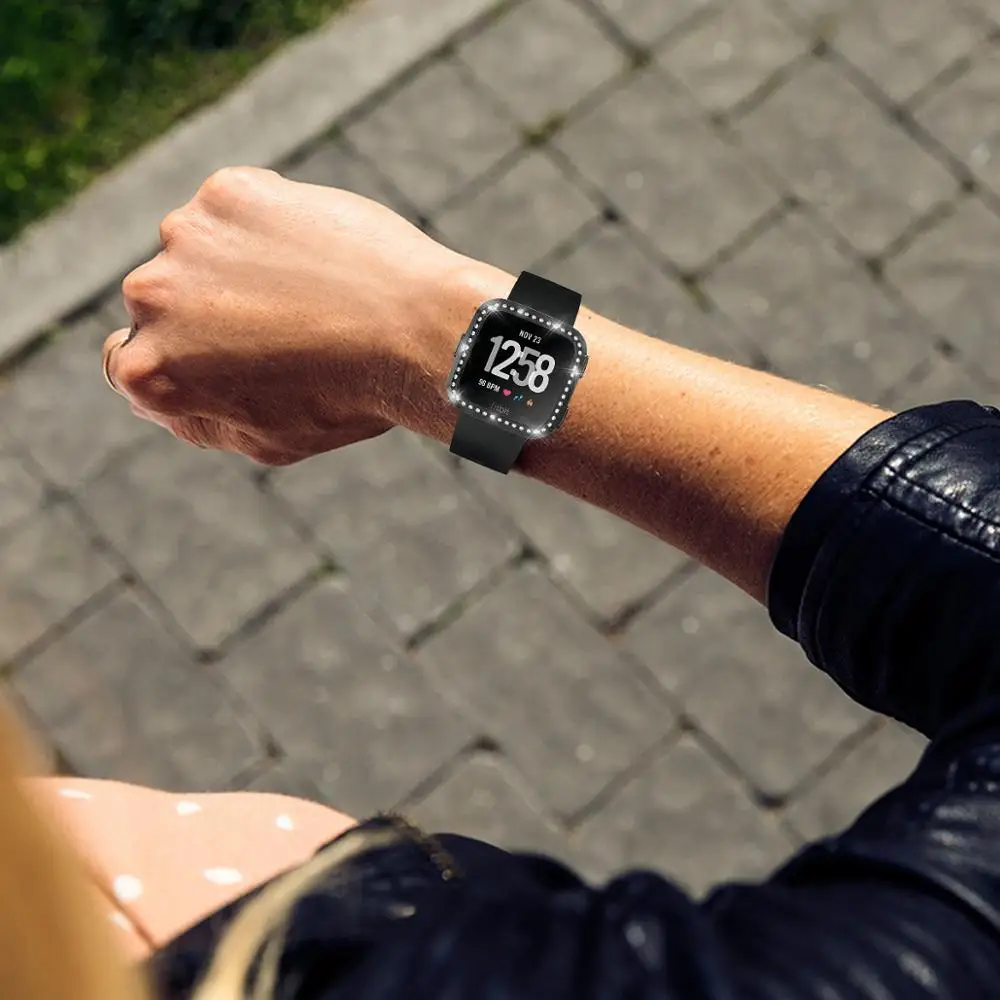 Ультратонкий чехол для часов для Fitbit Versa защита экрана полная защита носимые устройства умные часы SmartWatch протектор