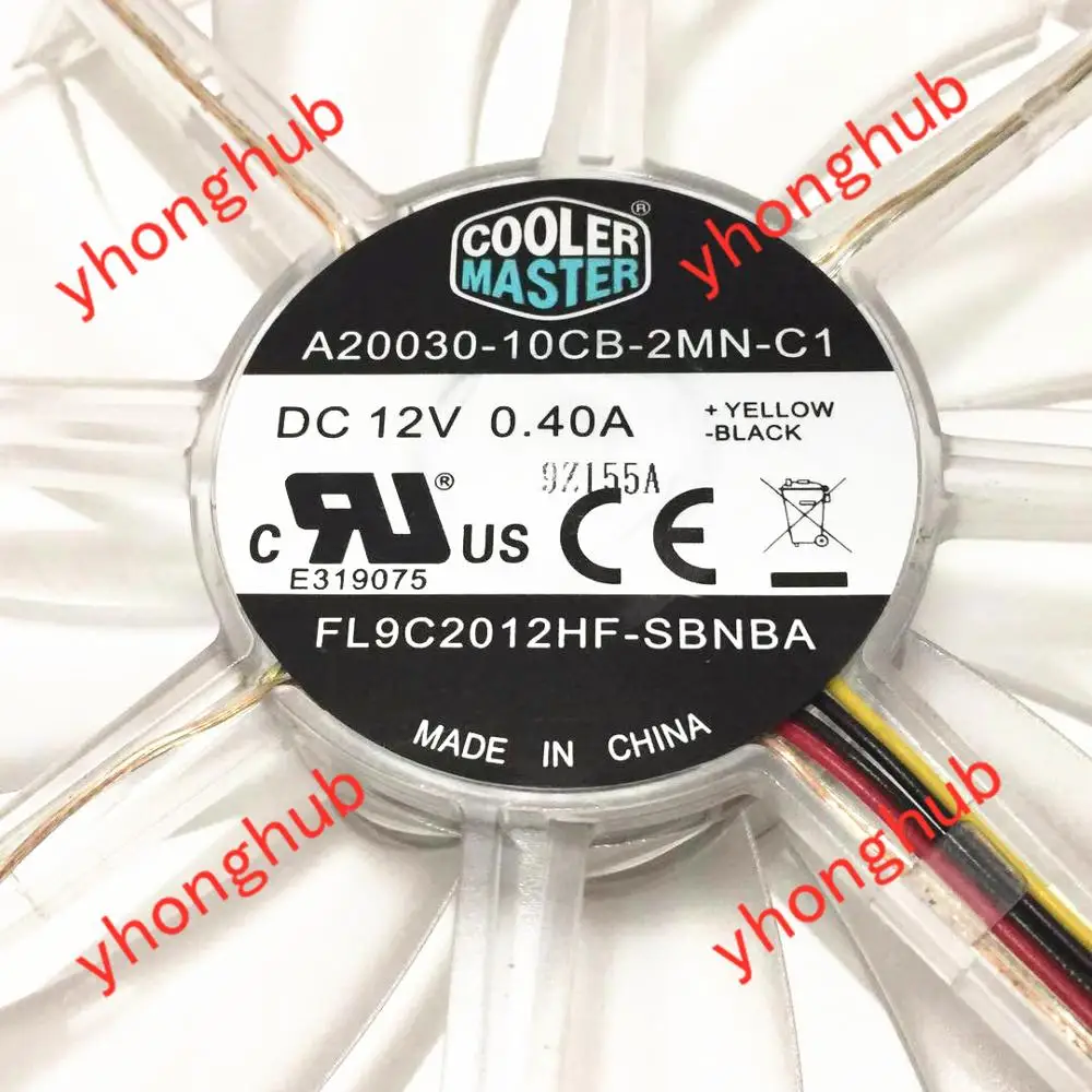 Emacro для Cooler Master A20030-10CB-2MN-C1 DC 12 В 0.40A серверный кулер вентилятор